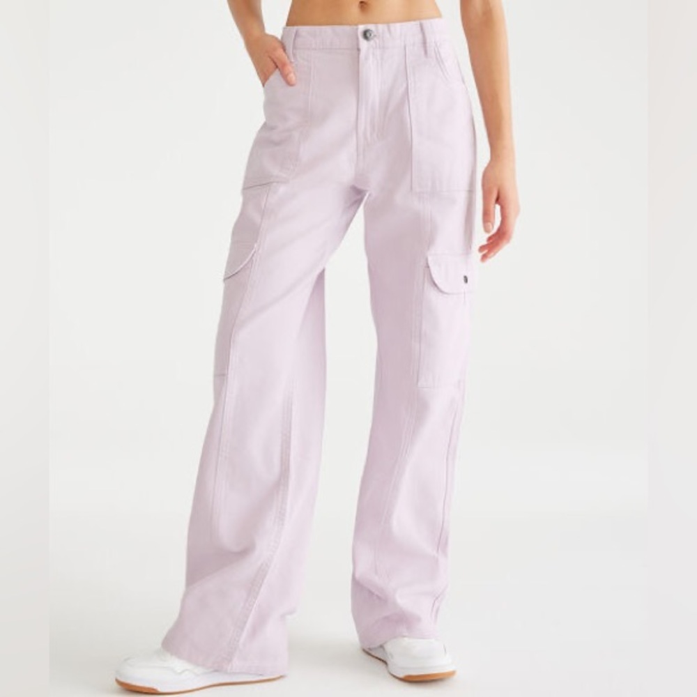 aeropostal light purple cargos